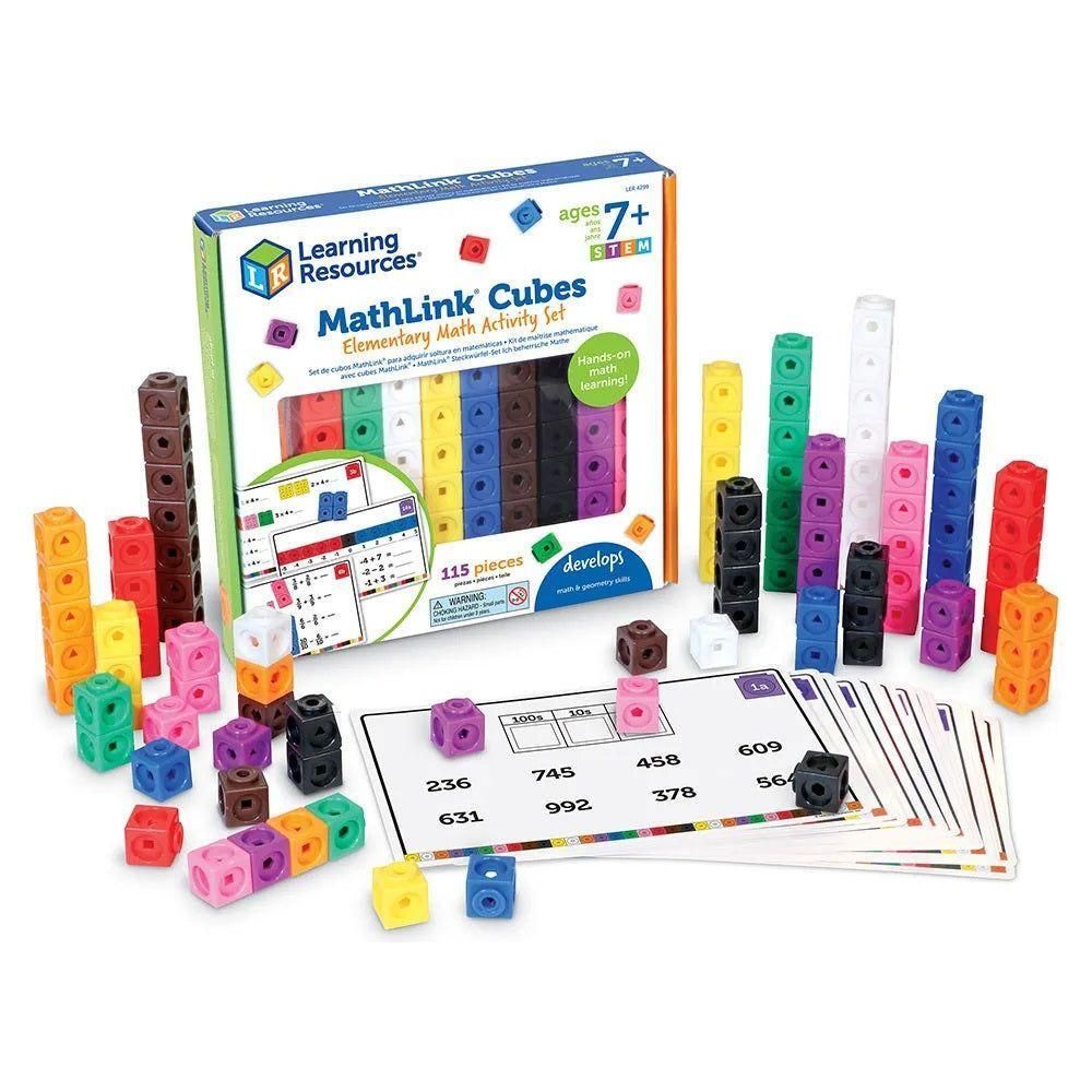 Learning Resources: Mathlink Cubes Elementary Math Activity Set