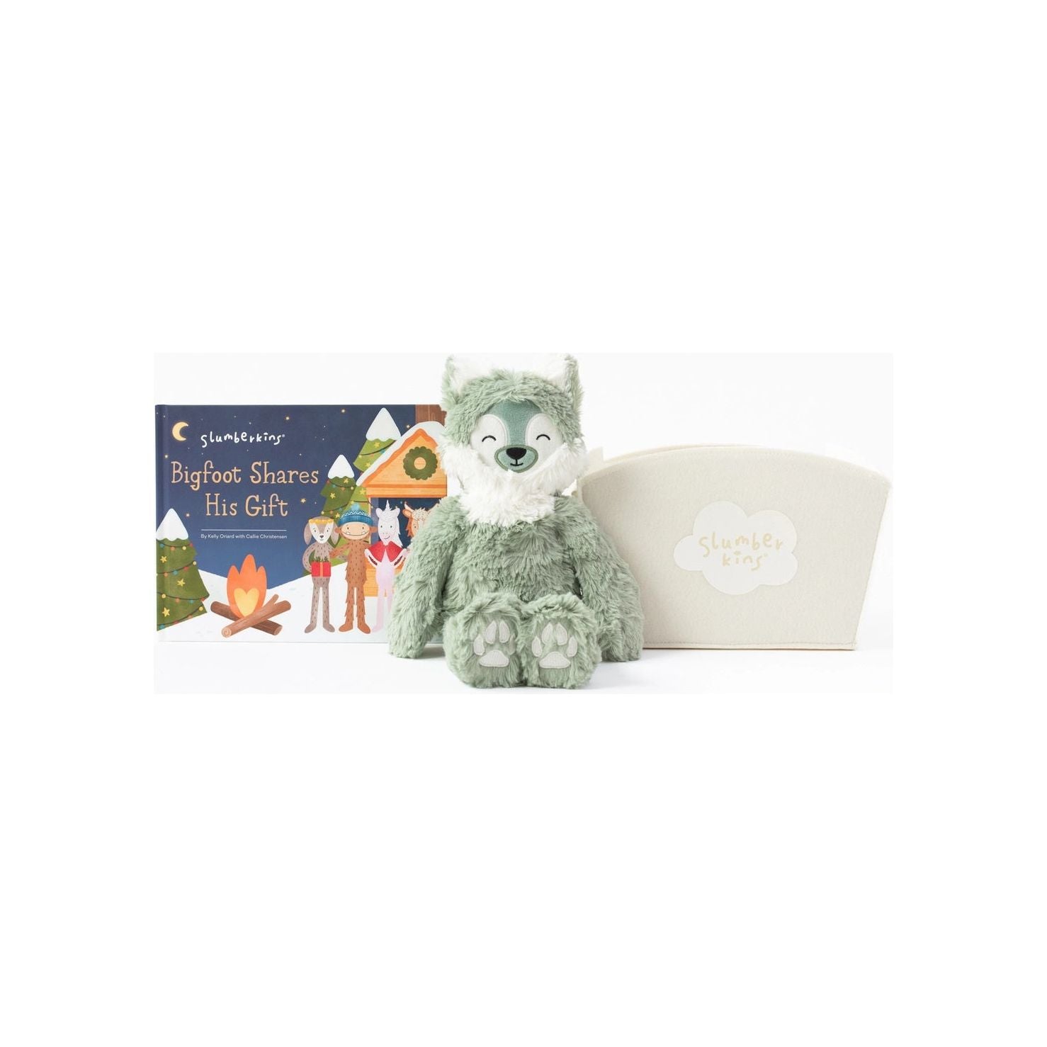 Slumberkins Holiday Gift Set Wolf Bundle