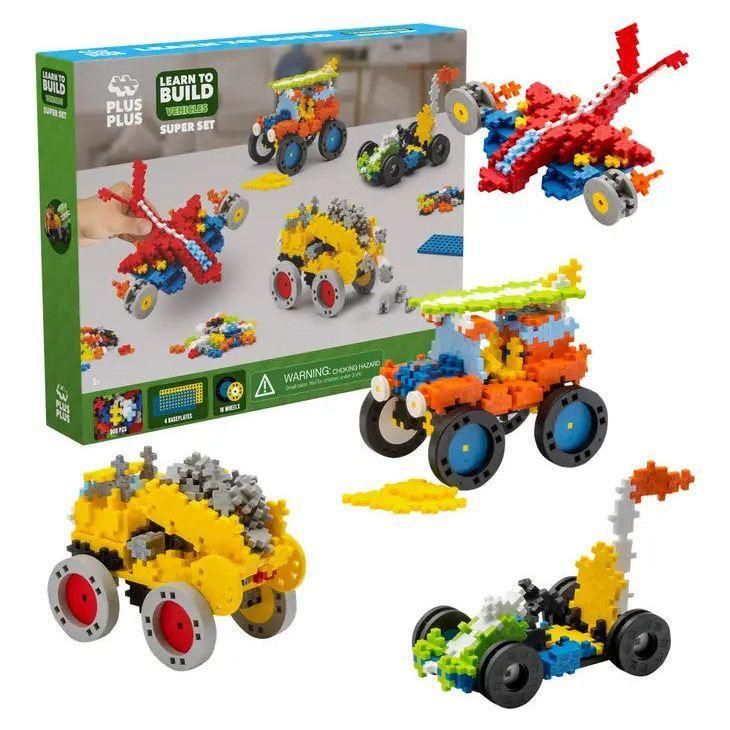 Plus-Plus: Learn To Build- Go! Vehicles Super Set