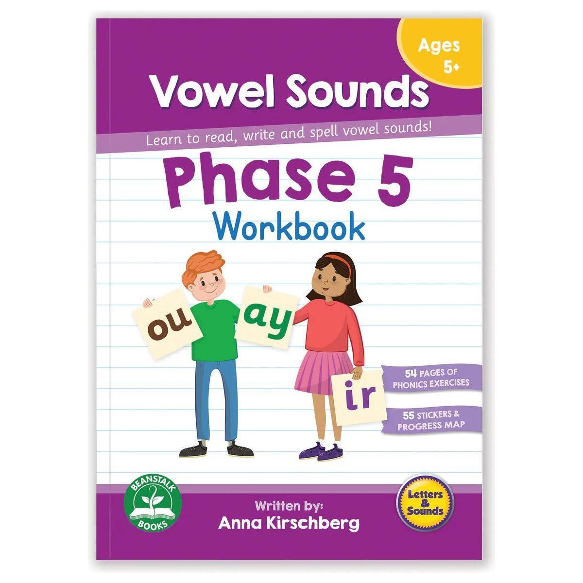 CLEARANCE: Vowel Sounds Phase 5 Workbook