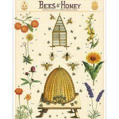 Cavallini & Co. Vintage School Chart - Bees & Honey